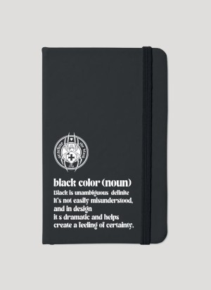 Notepad Pu Leather Black Colour